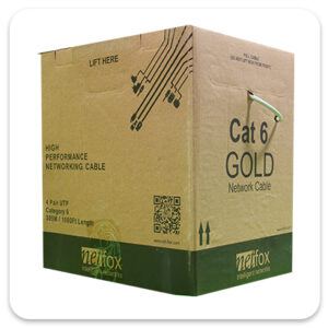 NETFOX CAT6 LAN CABLE (GOLD)
