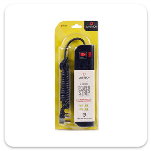 LIVETECH ALPHA 4SOCKETS + 1SWITCH