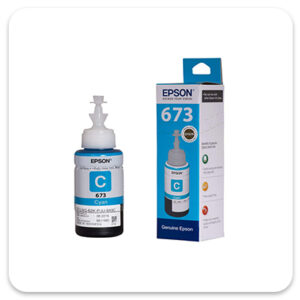 EPSON T6732 INK BOTTLE CYAN