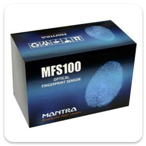 MANTRA MFS100 BIOMETRIC FINGERPRINT SCANNER (GREY)